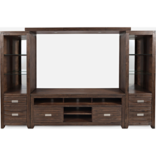 Altamonte 4PC Entertainment Center with 60" Center in Brushed Walnut